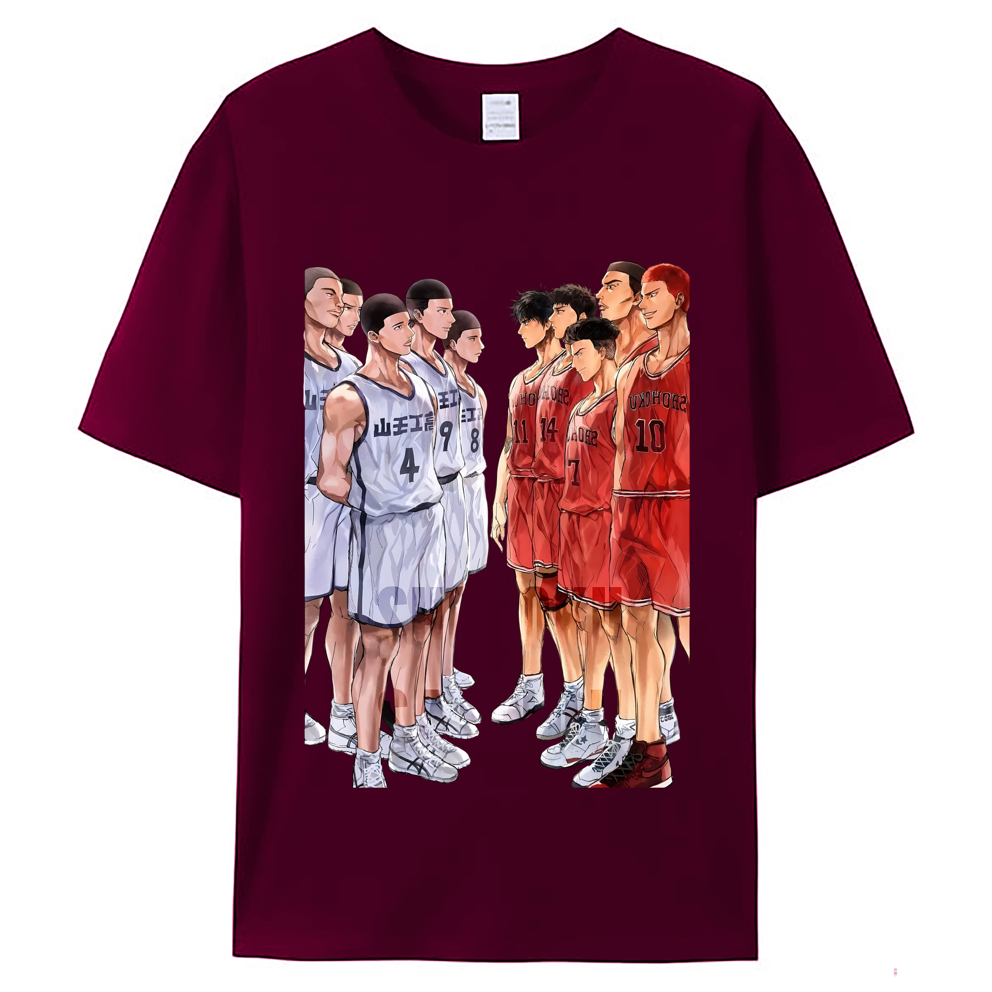 （画像用） SLAM DUNK／スラムダンク レディースカジュアルプリントTシャツ（綿100％）